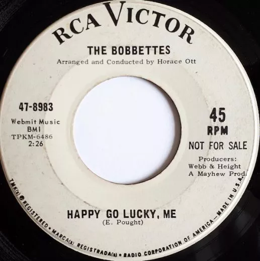 Bobbettes, The - Happy Go Lucky, Me