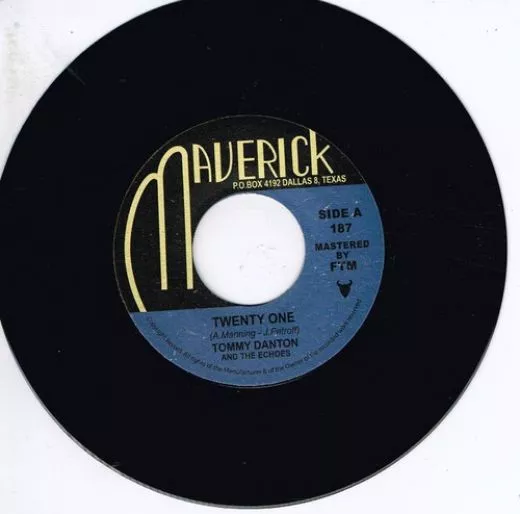 Tommy Danton and The Echoes - Twenty One