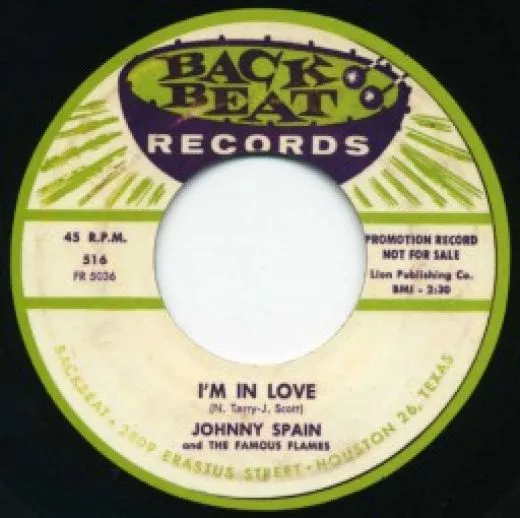 Johnny Spain and The Famous Flames - I'm In Love