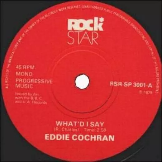 Eddie Cochran - What'd I Say